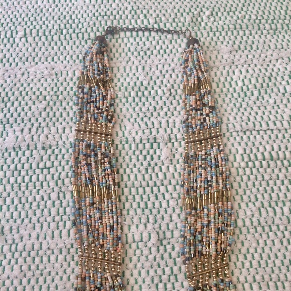 Beaded Statement Necklace - Picture 4 of 5